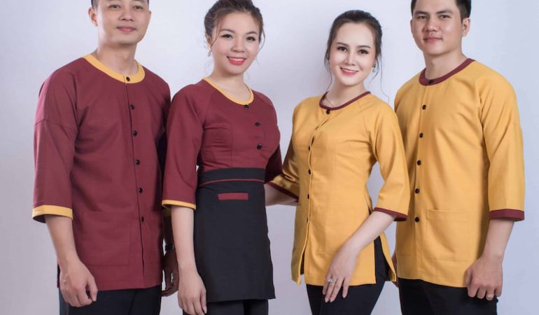 Mẫu đồng phục nhà hàng ẩm thực Việt Nam 